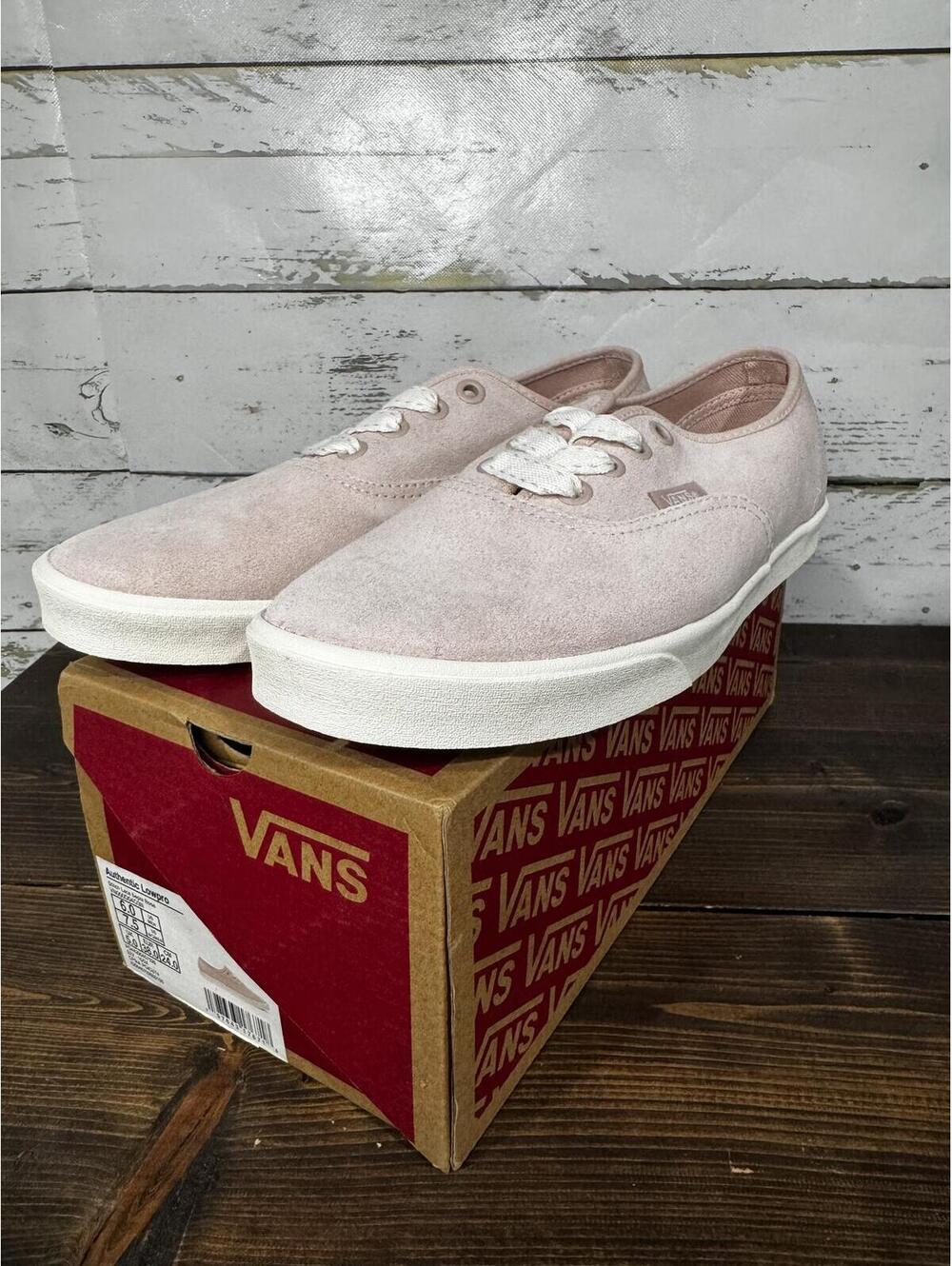Vans Authentic Low Pro Sepia Rose Suede Men's 6/Women's 7.5 NIB
